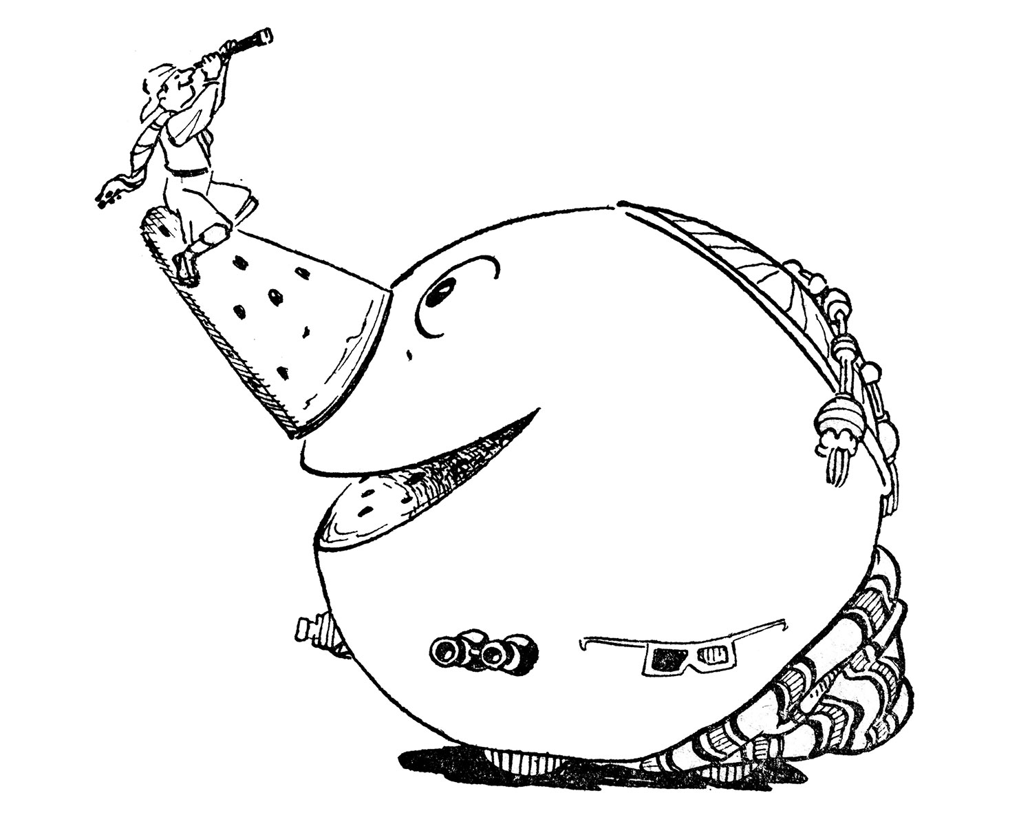 1955-Una-carroza-de-Soriano-(I-Noticiario-Fallero),-EL-MON-PER-UN-FORAT-